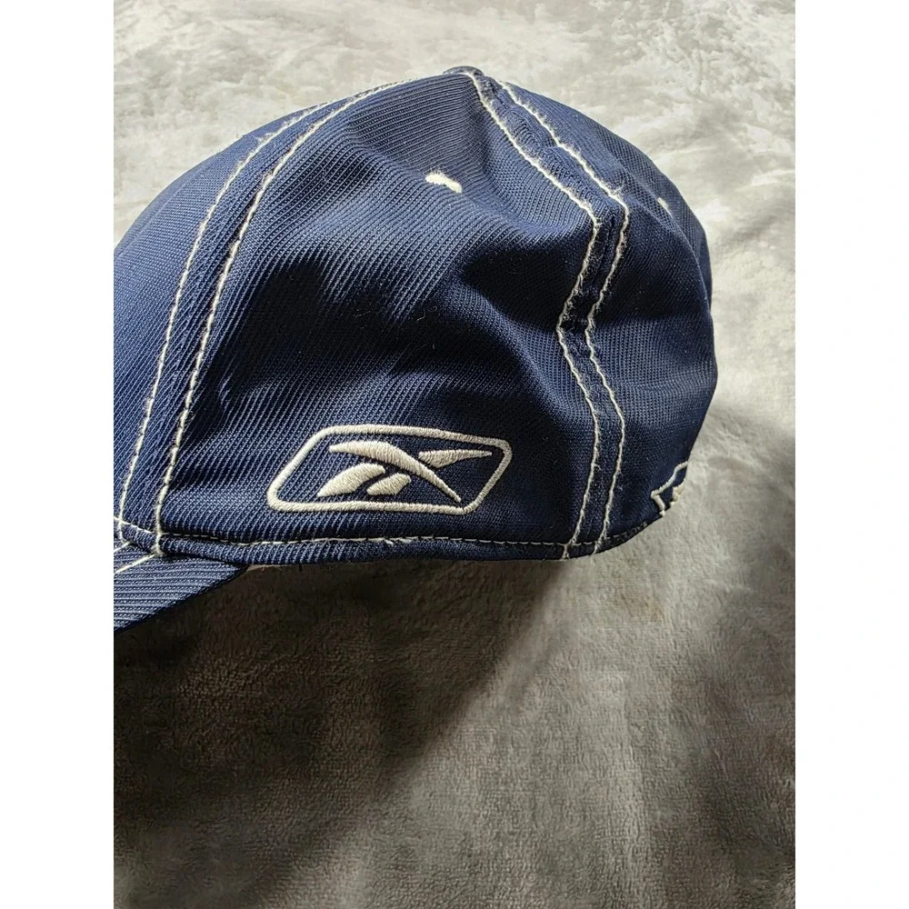 Reebok Dallas Cowboys Hat Mens OSFA Navy Blue NFL Authentic Sideline Cap